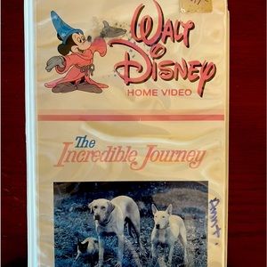DISNEY'S THE INCREDIBLE JOURNEY (VHS 147VS 1985) ORIGINAL PRESS Exc Condition
